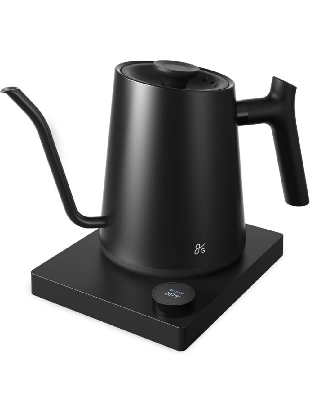 Gooseneck Electric Kettle 1200W with Temperature Control, 0.8L for Precision